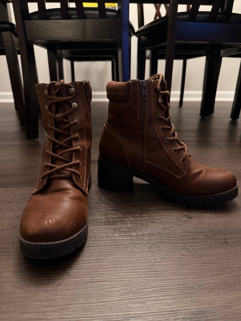 Eastland Brynn Women's Brown Combat Boots - Size 10